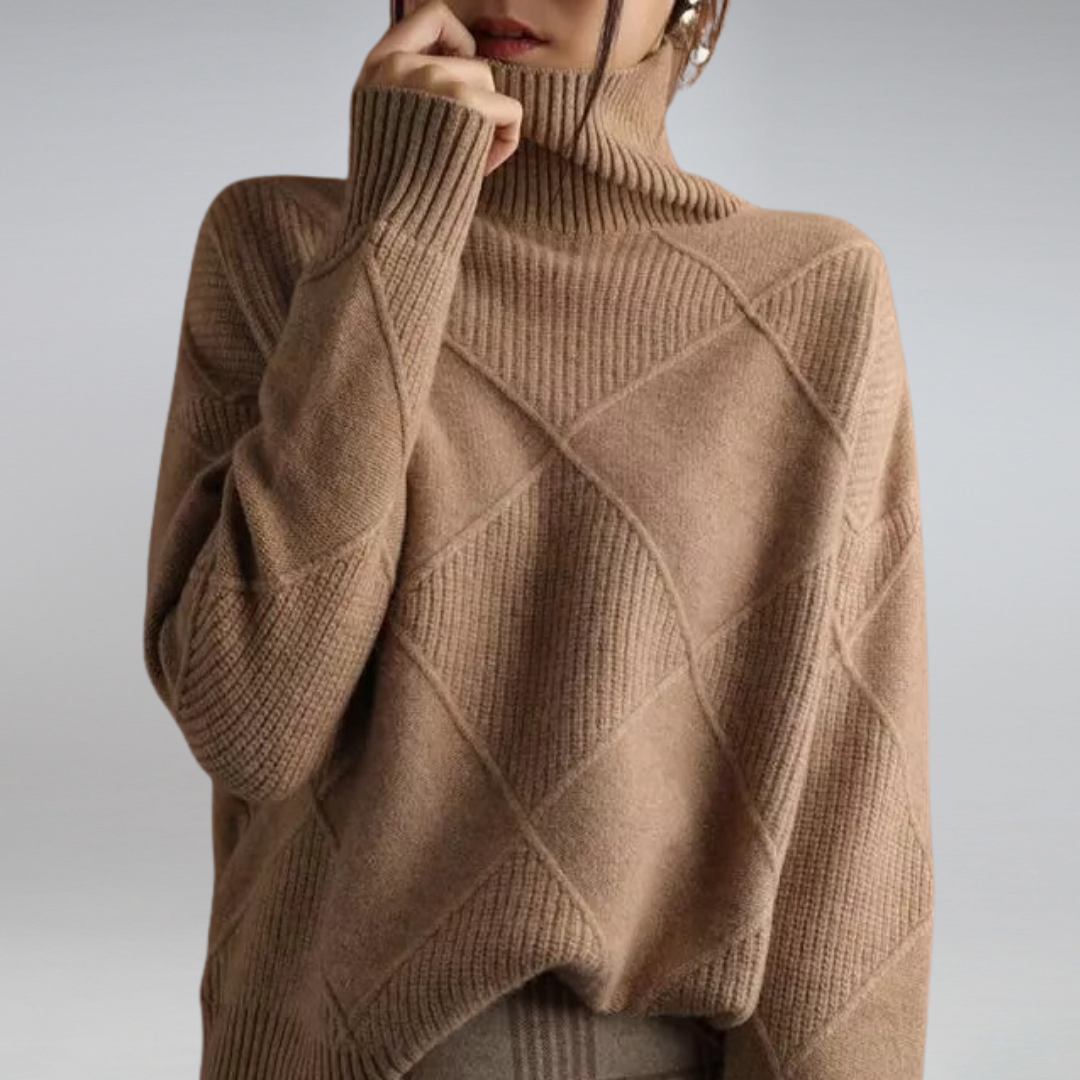 Sharon | Wool Turtleneck Pullover