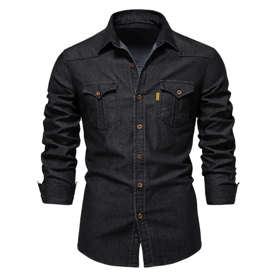 Vhon | Denim Slim Shirt