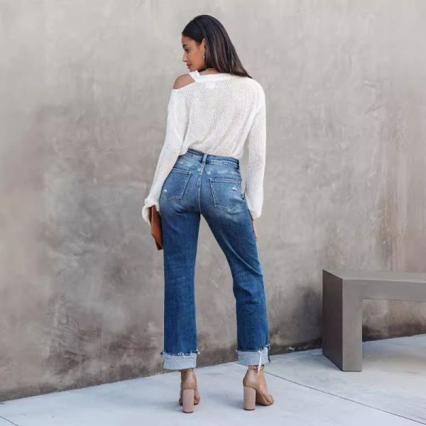 Sandy | Straight-leg Jeans