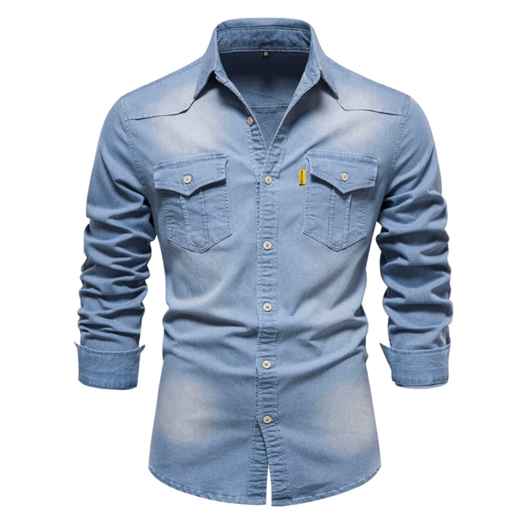 Vhon | Denim Slim Shirt