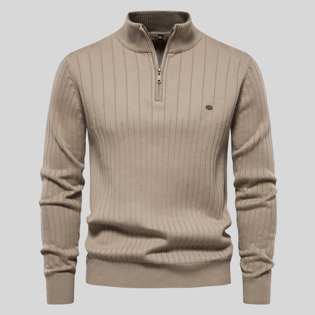 David | Knitted Zip-Sweater