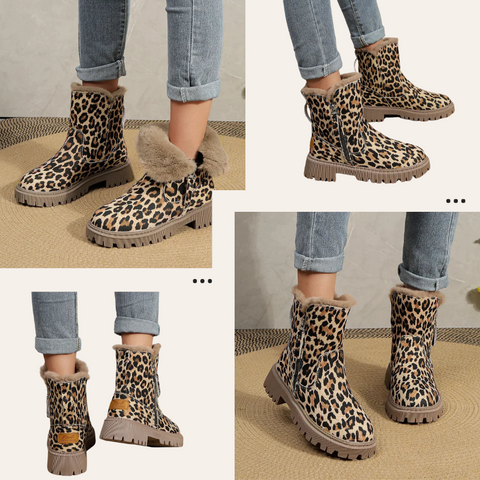 Vera | Leopard Winter Boots