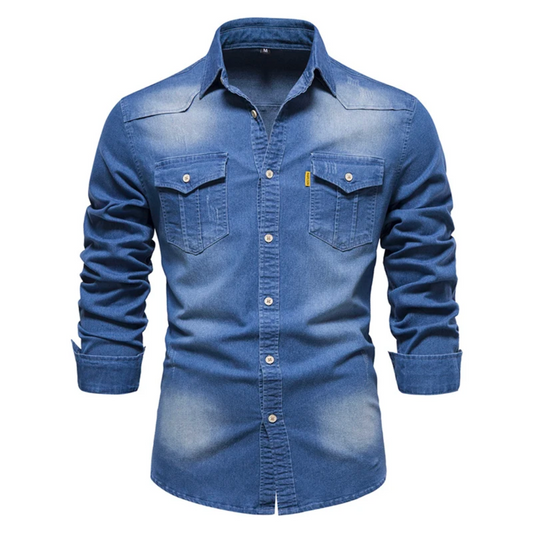 Vhon | Denim Slim Shirt