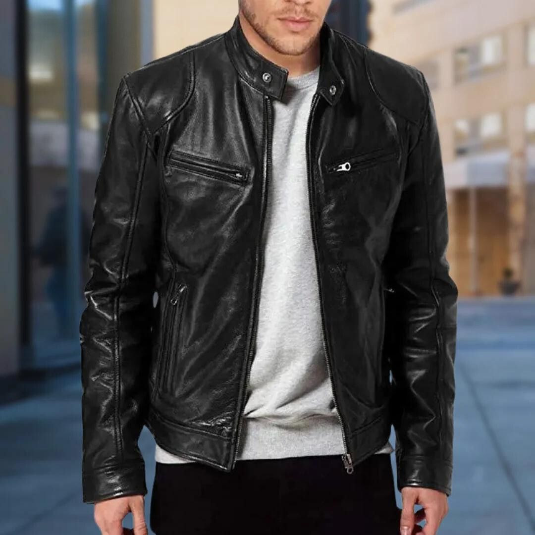 Leo | Waterproof Leather Jacket