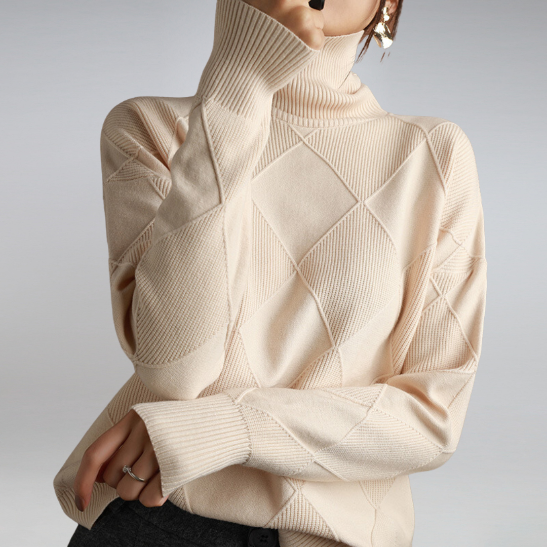 Sharon | Wool Turtleneck Pullover