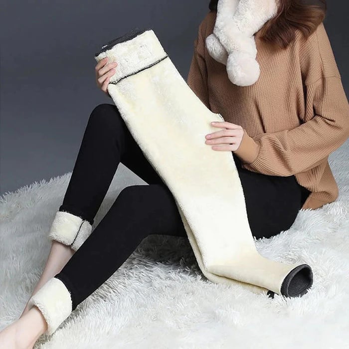 Maesy | Plush Lambskin Leggings