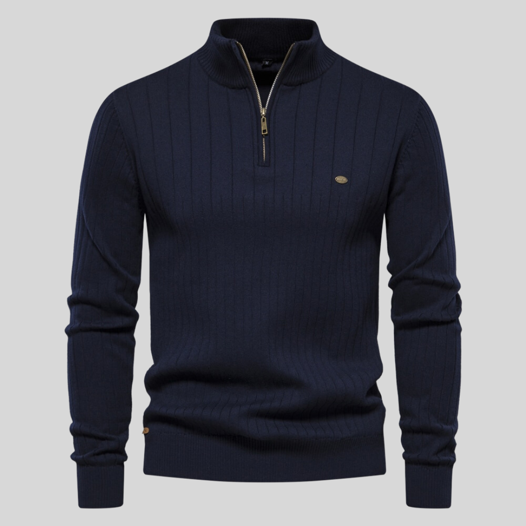 David | Knitted Zip-Sweater