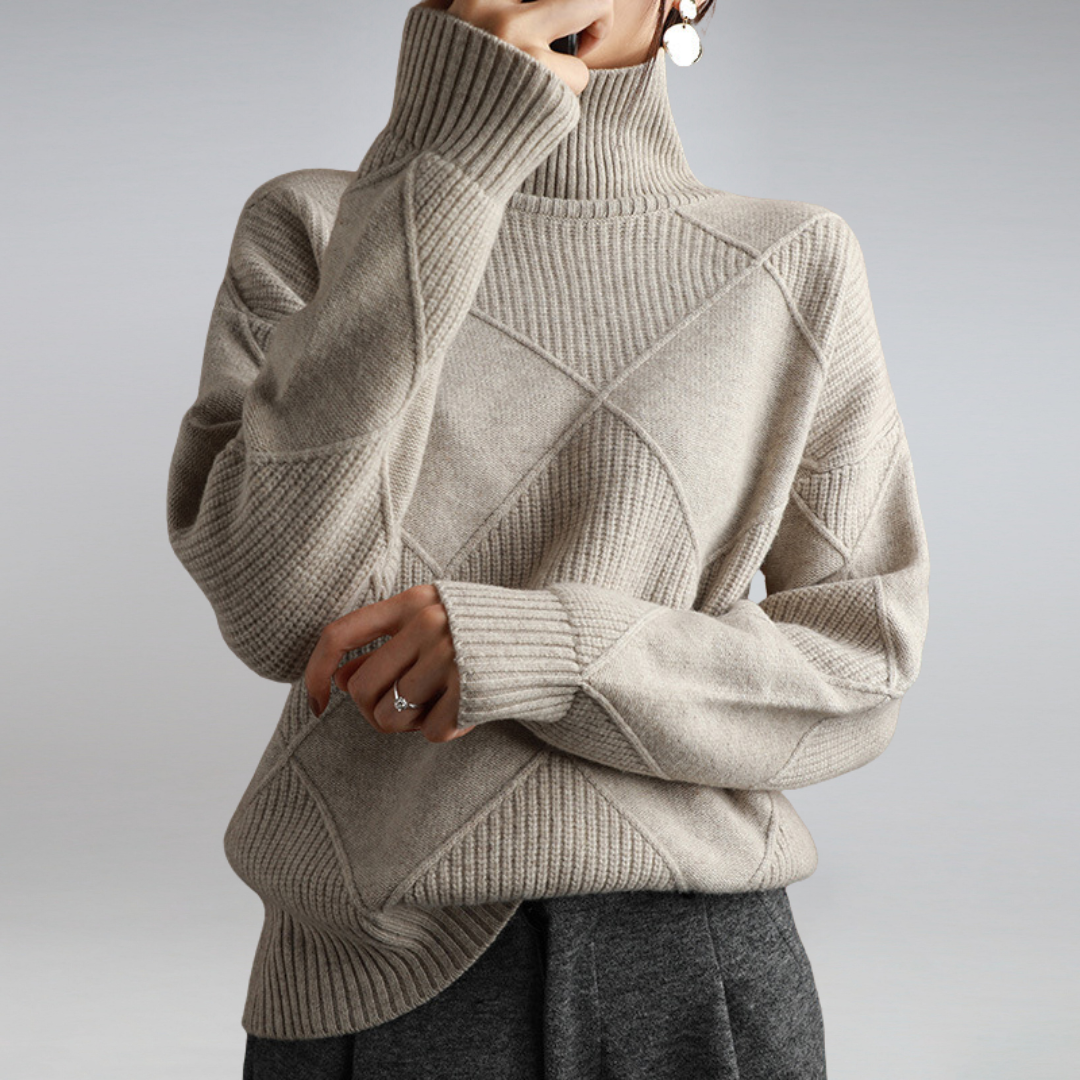 Sharon | Wool Turtleneck Pullover