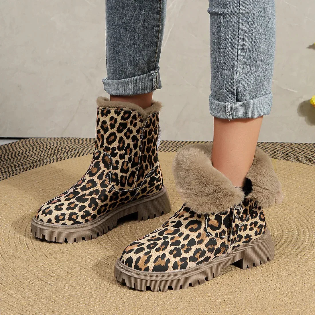 Vera | Leopard Winter Boots