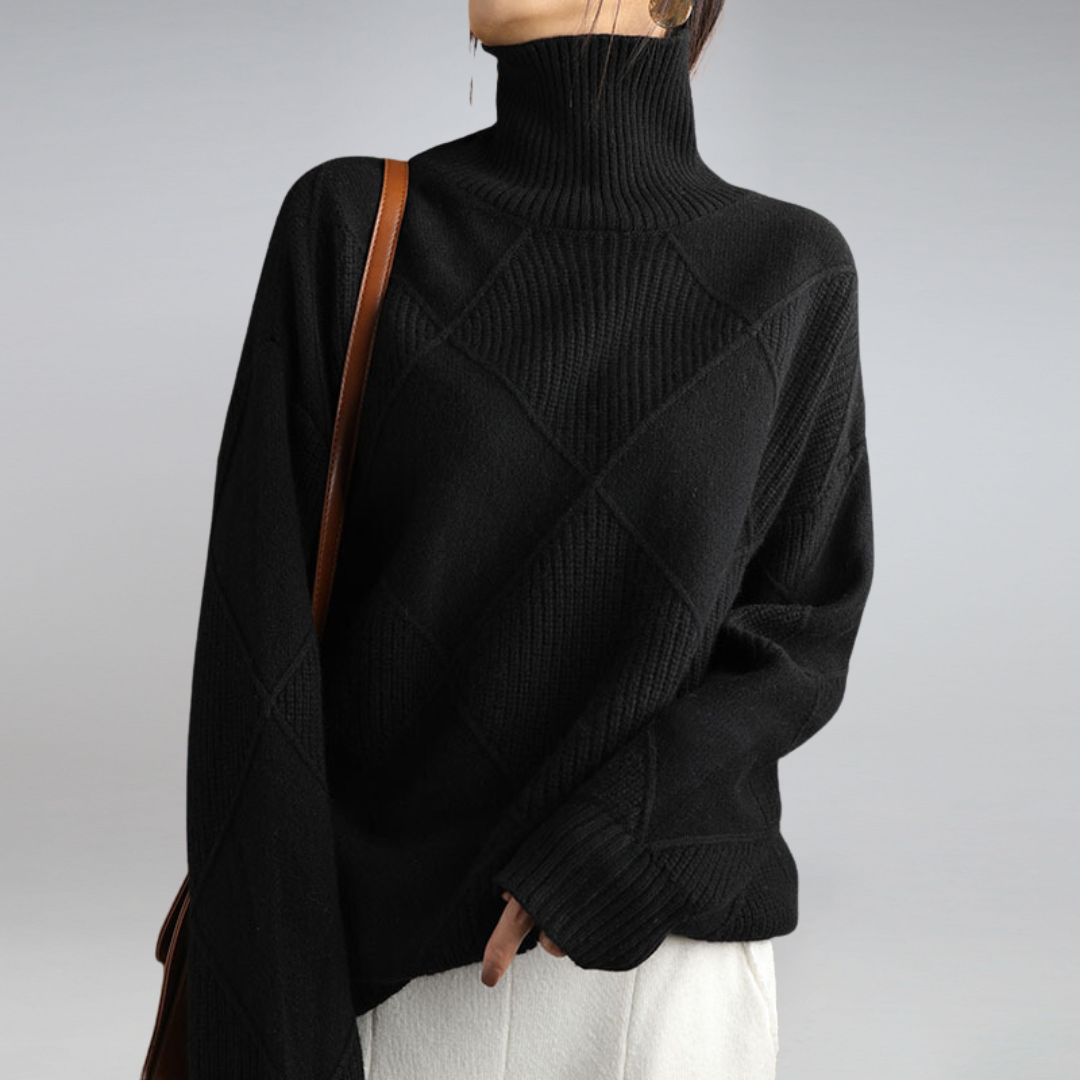 Sharon | Wool Turtleneck Pullover