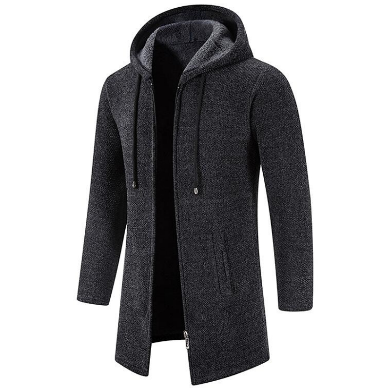 Luke | Hooded Wool Cardigan