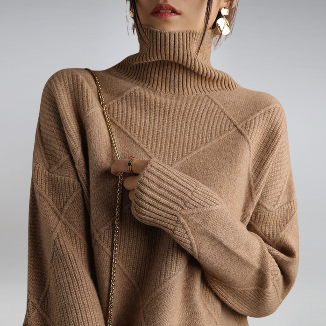 Sharon | Wool Turtleneck Pullover