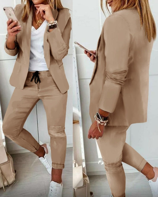 Xyla | Elegant Blazer + Pants Set