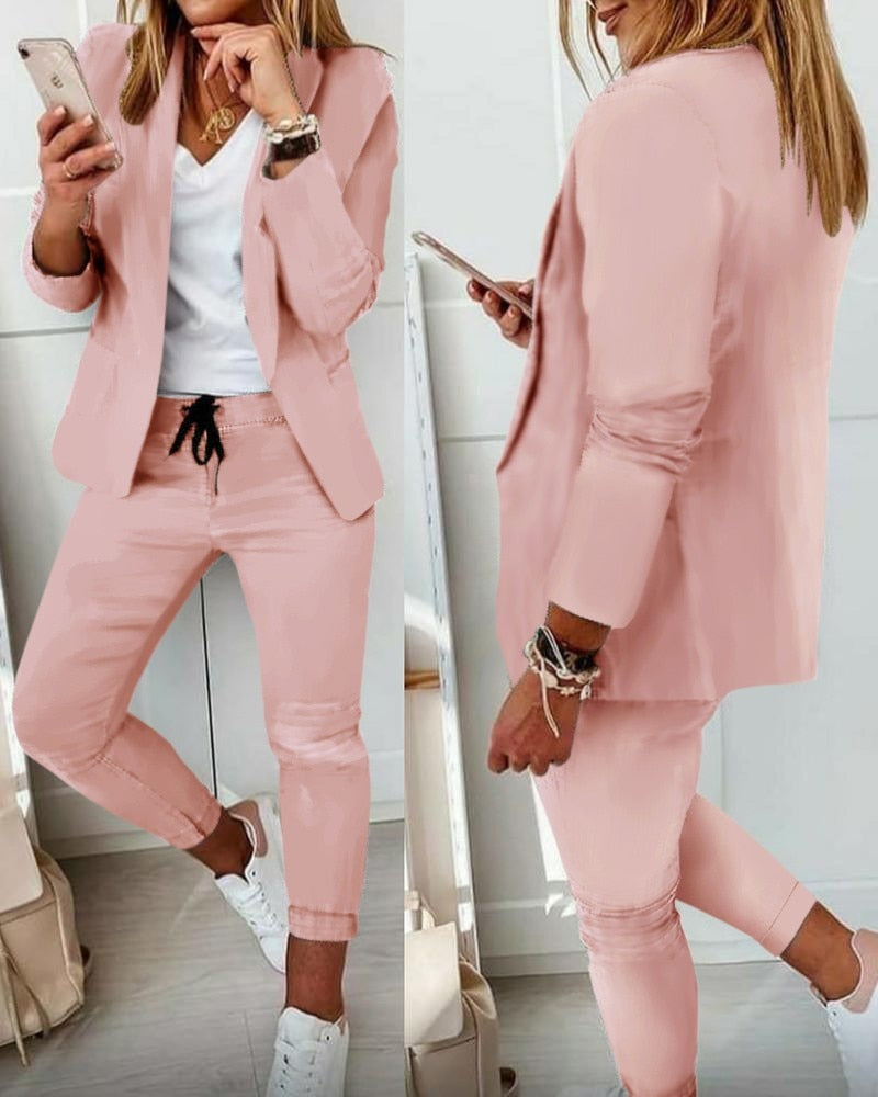 Xyla | Elegant Blazer + Pants Set