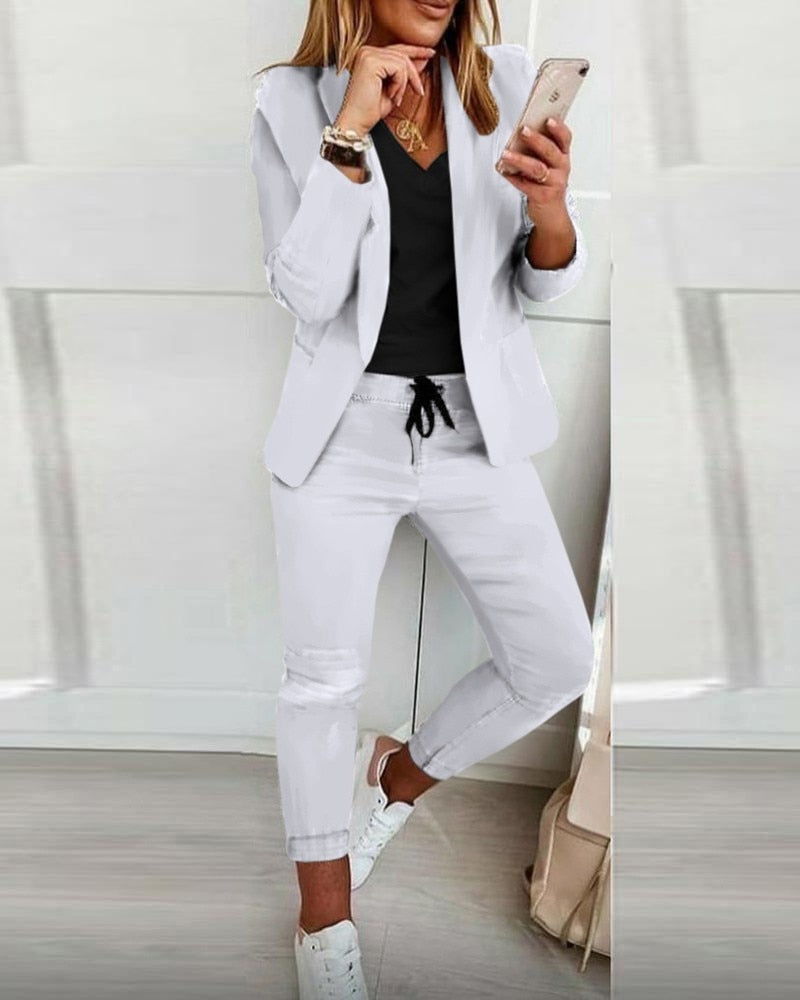 Xyla | Elegant Blazer + Pants Set