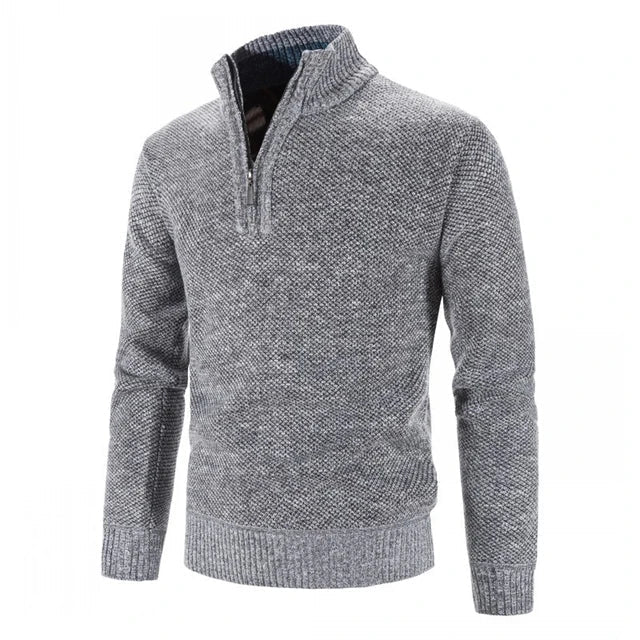 Leroy | Knitted Zip-Sweater