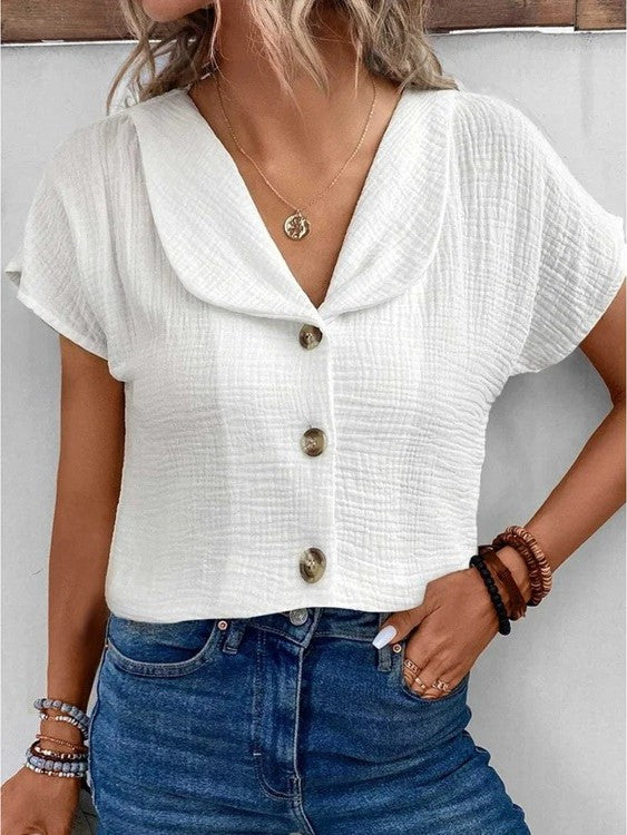 Miley's | Top with Buttons