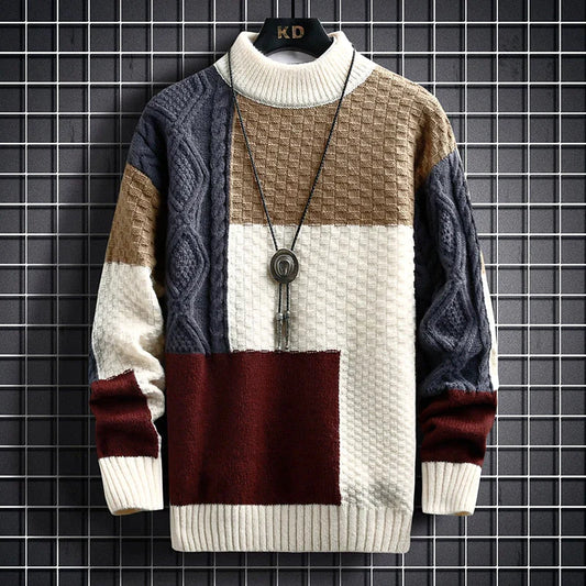 Aaron | Patchwork Sweater