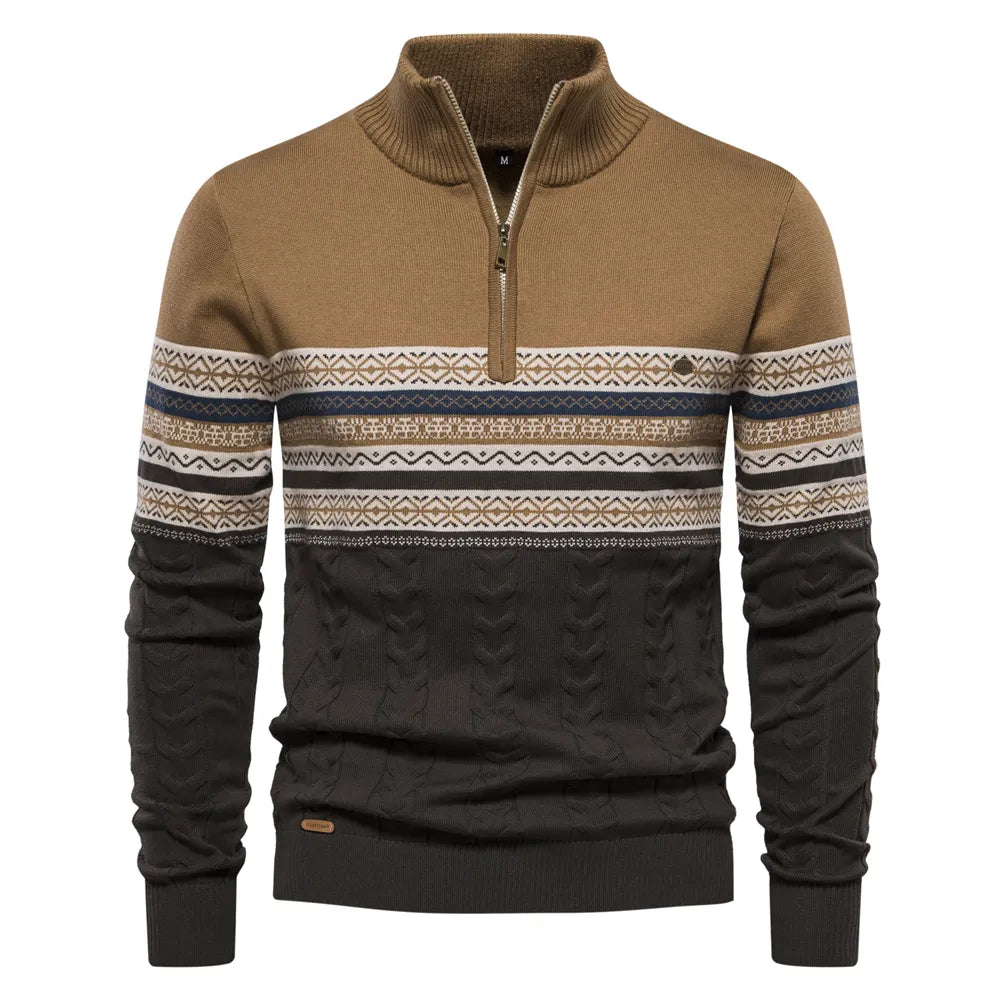 Jude | Retro Quarter Zip Sweater