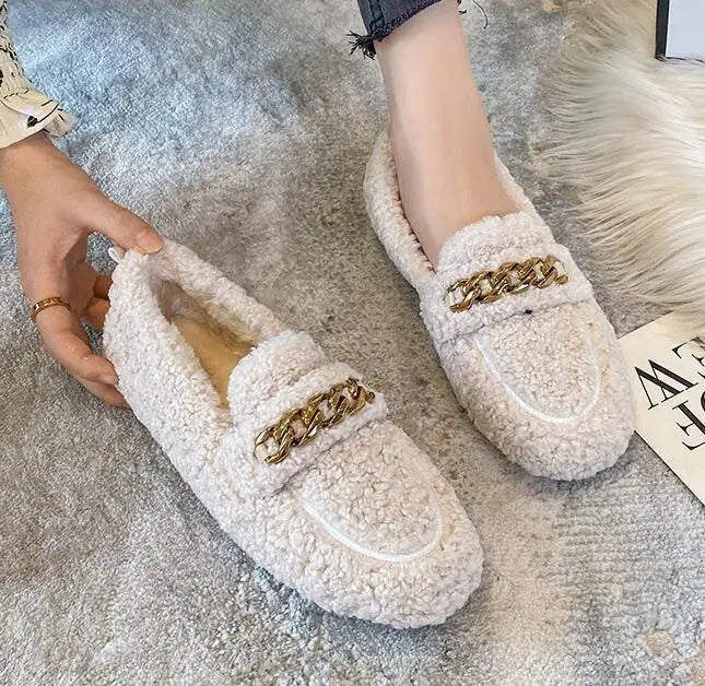 Honey | Luxury Lambswool Slippers