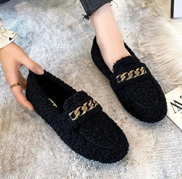 Honey | Luxury Lambswool Slippers