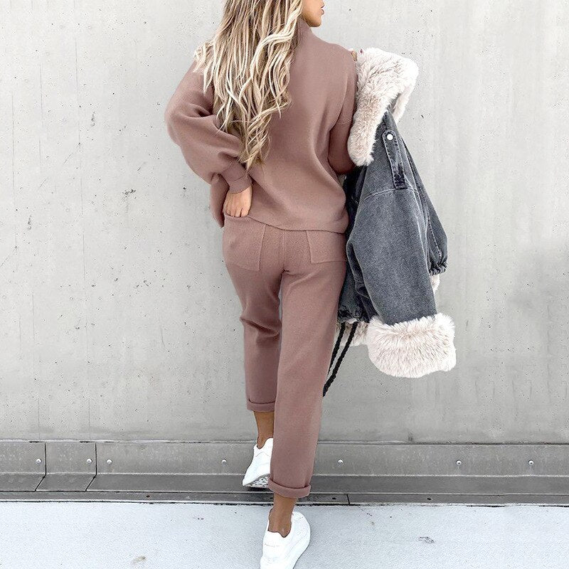 Diane | Snug Turtleneck Set