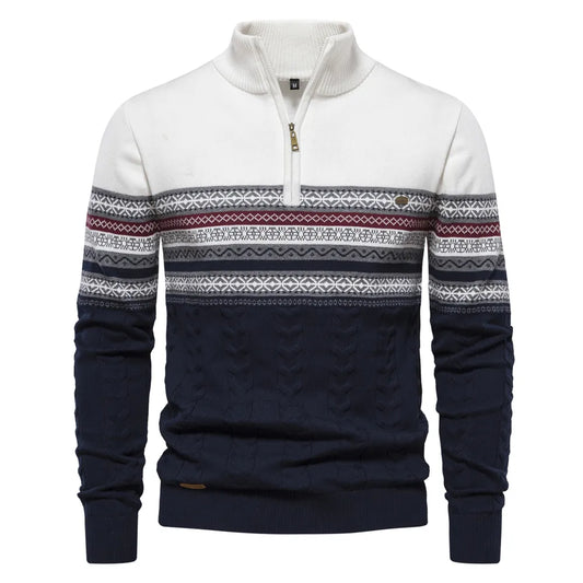 Jude | Retro Quarter Zip Sweater