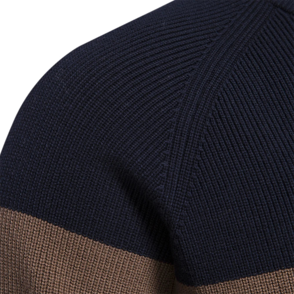 Martin | Winter Patchwork Sweater