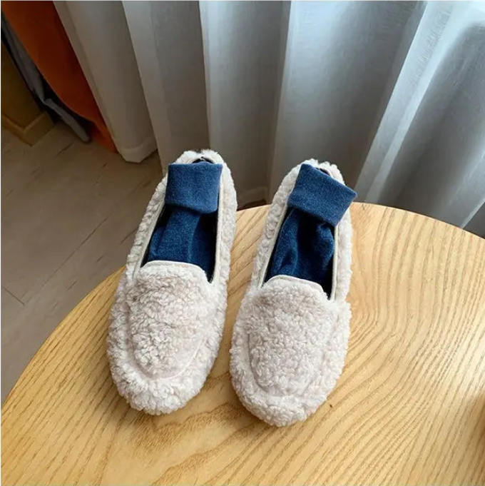 Maya | Teddy Bear Fur Shoes