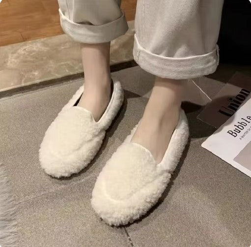 Maya | Teddy Bear Fur Shoes