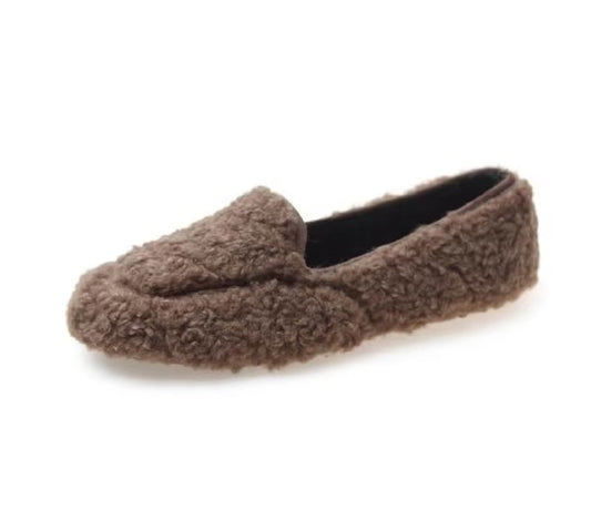 Maya | Teddy Bear Fur Shoes