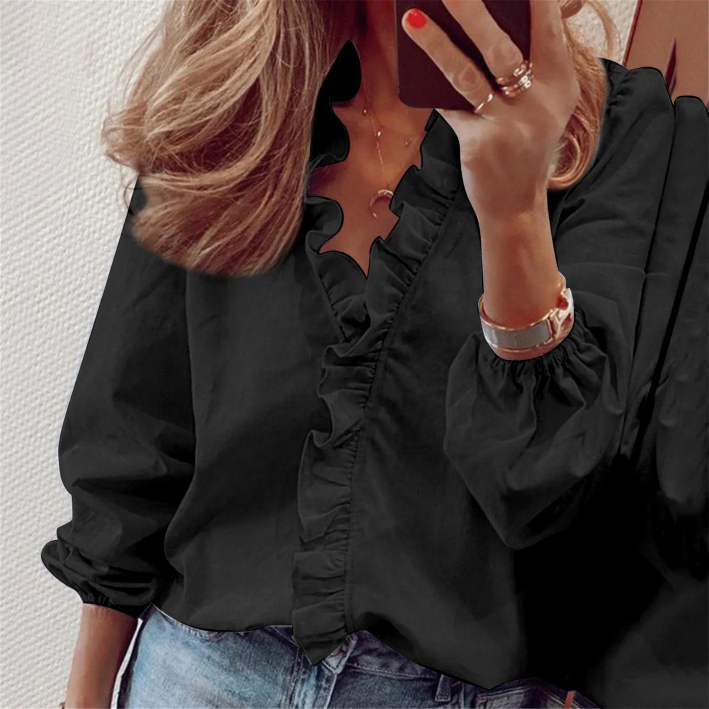 Zenaida | Ruffled Blouse