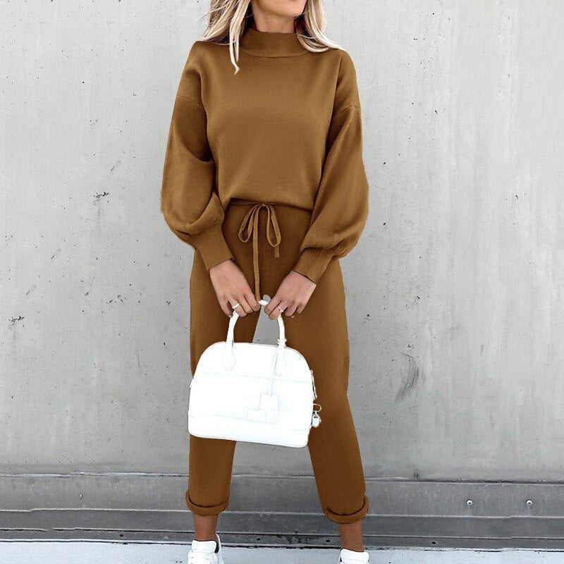 Diane | Snug Turtleneck Set