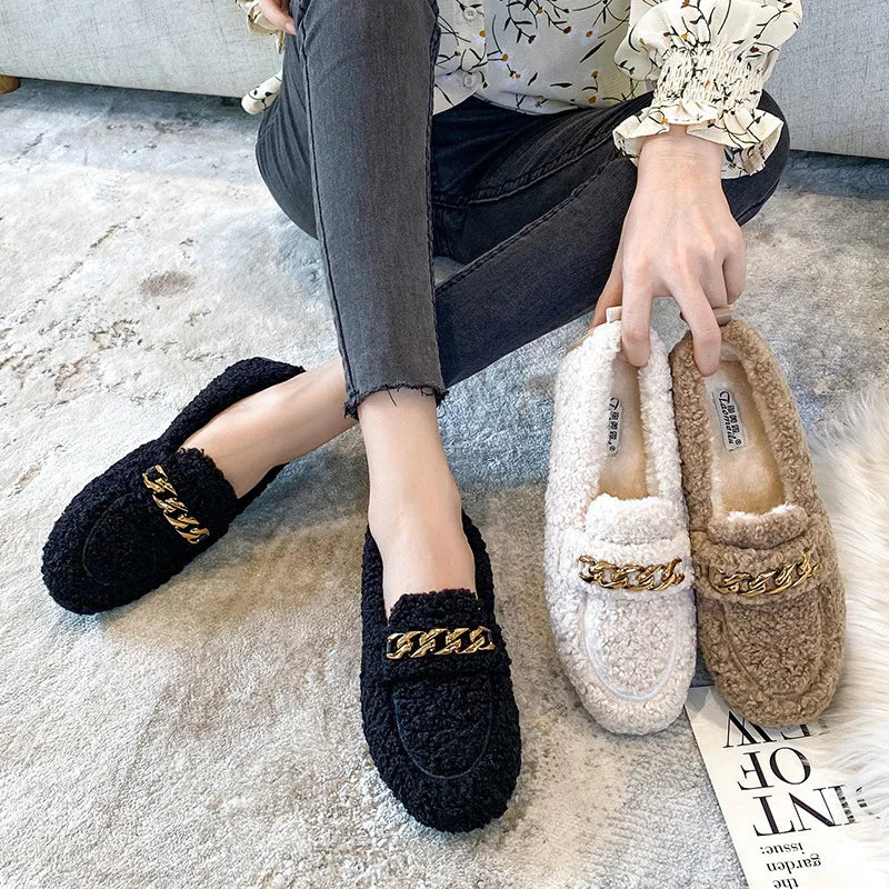 Honey | Luxury Lambswool Slippers