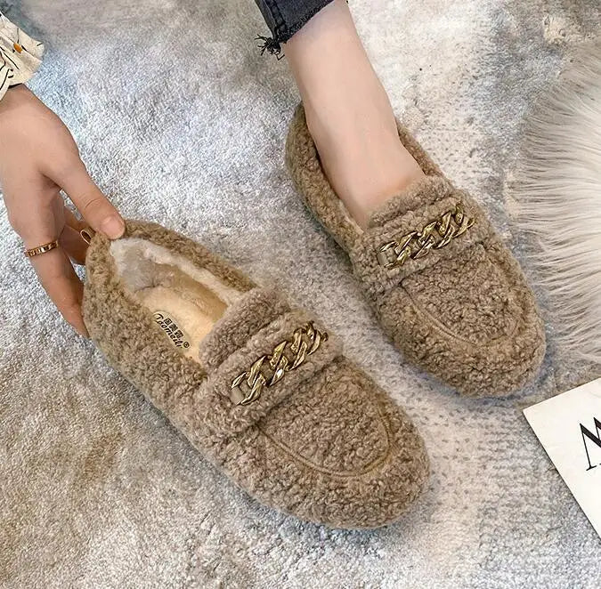 Honey | Luxury Lambswool Slippers