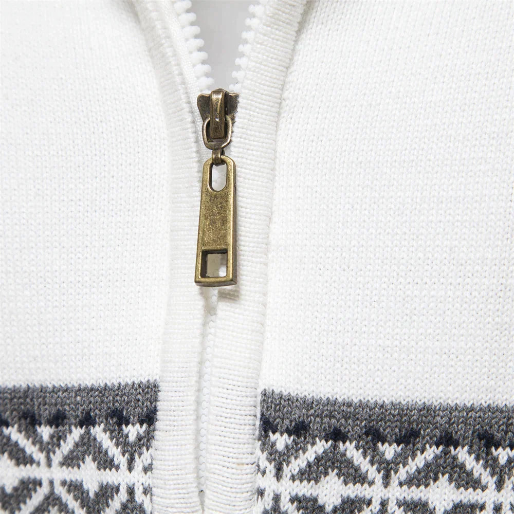 Jude | Retro Quarter Zip Sweater