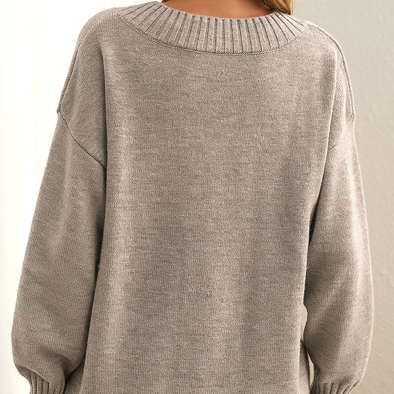 Izabel | Stylish V-neck Sweater