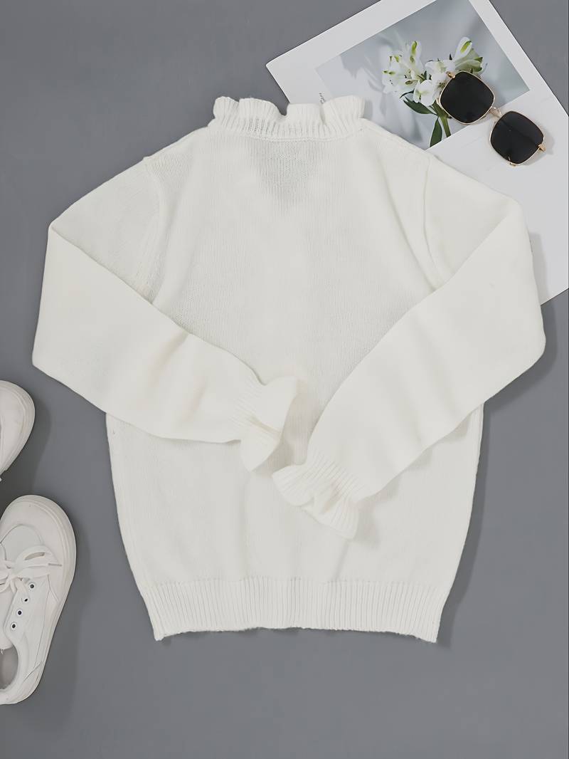 Sophie | Plain V-neck Sweater