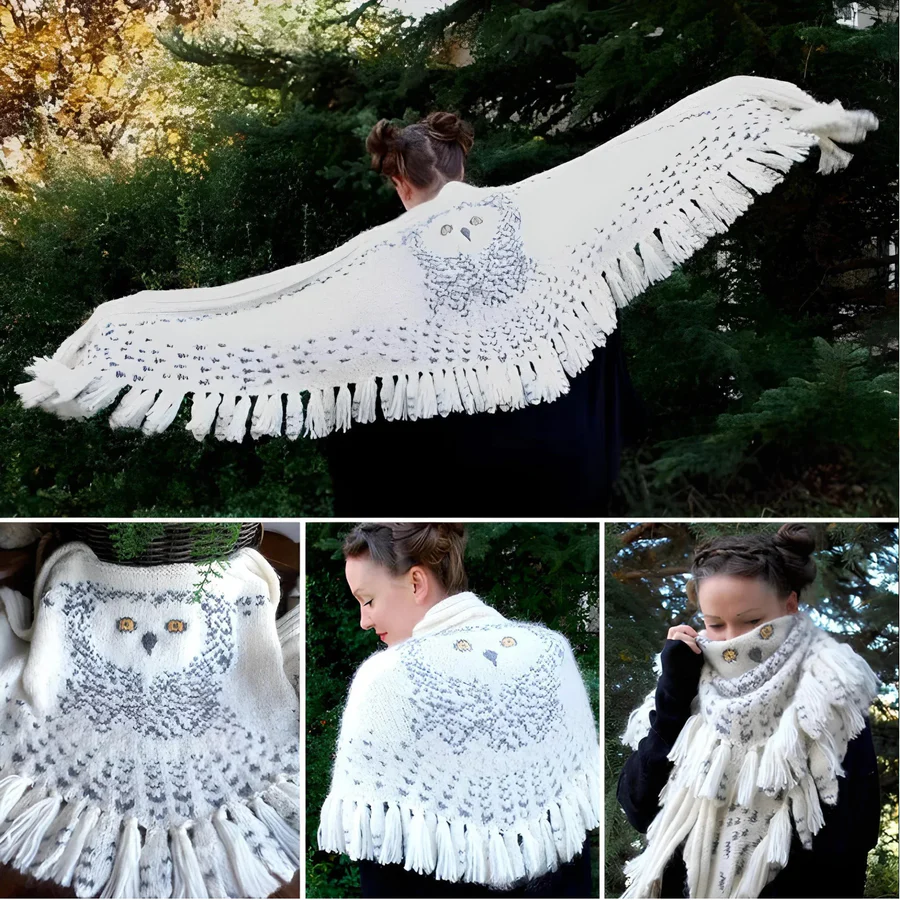 Willow | Owl Design Scarf