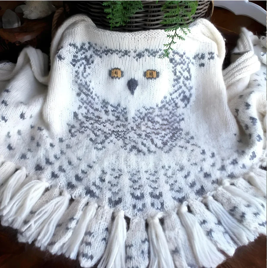 Willow | Owl Design Scarf