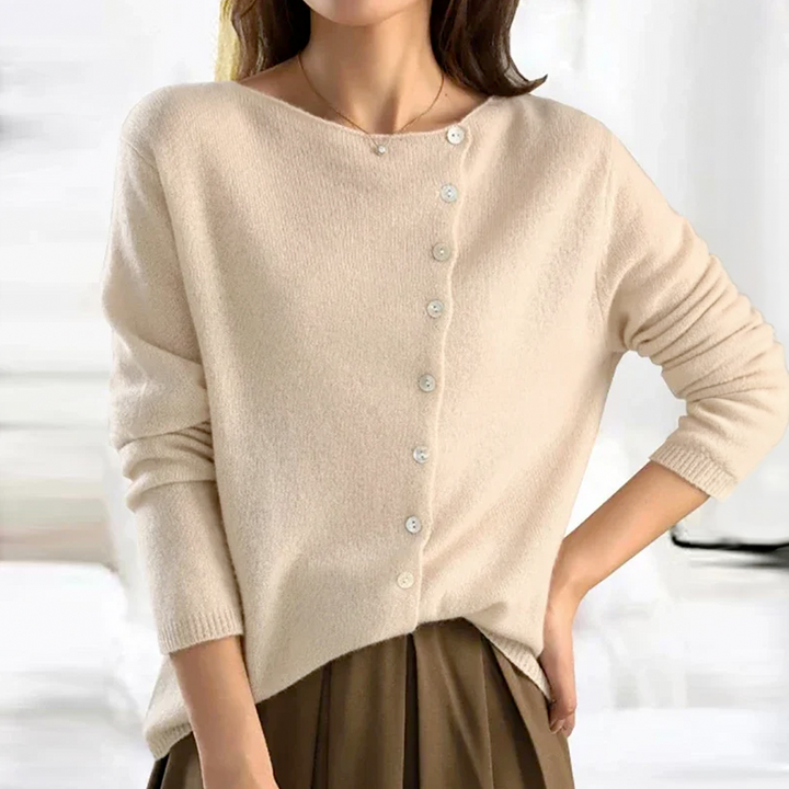 Jackie | Button Sweater