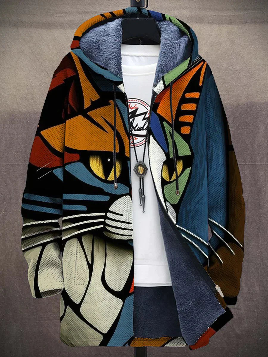 Floyd|CatPatternWarmJacket