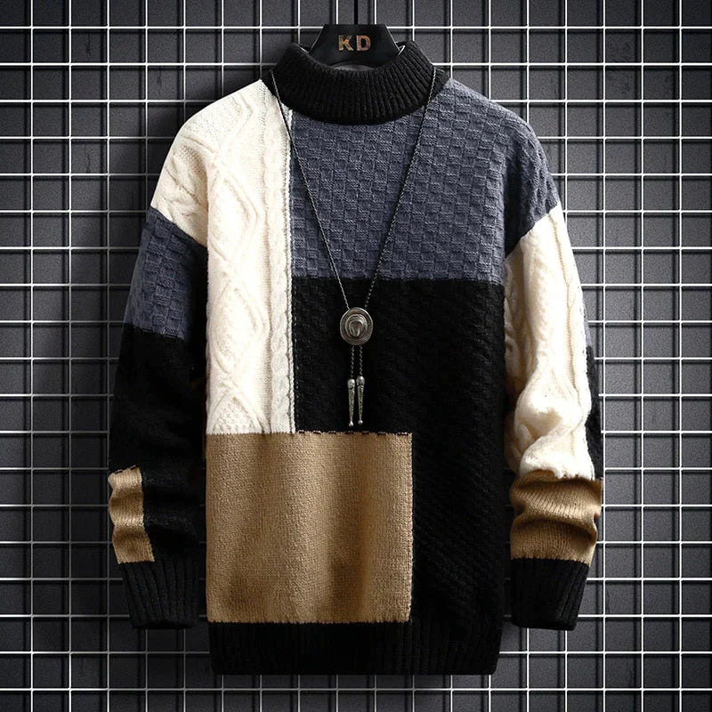 Aaron | Patchwork Sweater