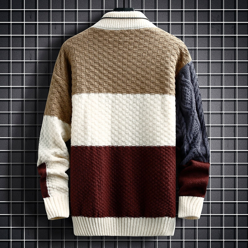 Aaron | Patchwork Sweater